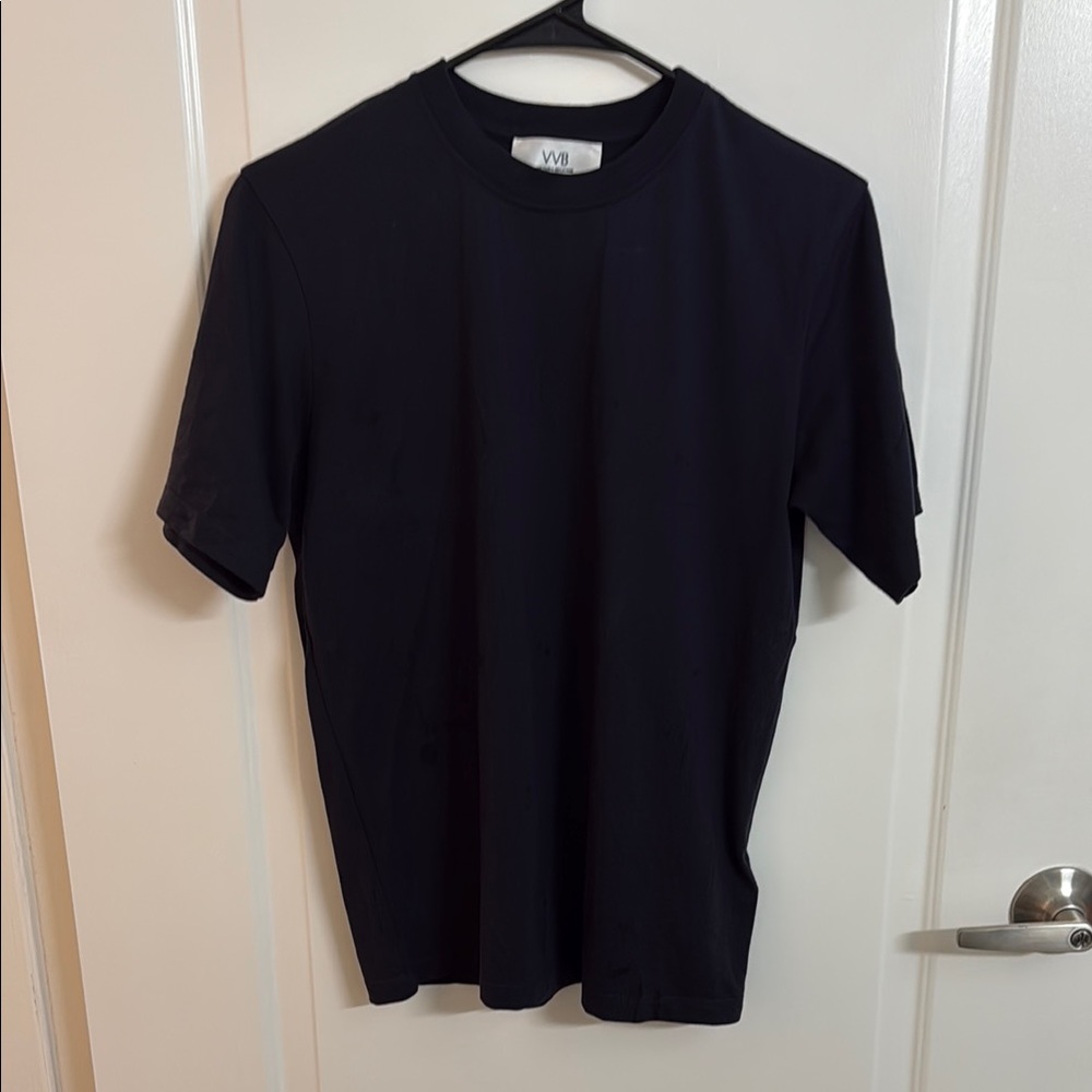 Victoria Beckham dark navy T-shirt